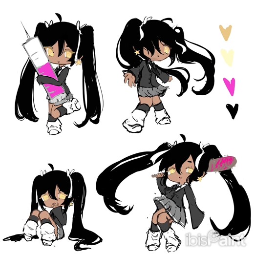 ill post more art and edits soon :c im so lazy and busy with school ahhhh anyways enjoy this timelspse of my oc #gacha #gachaedit