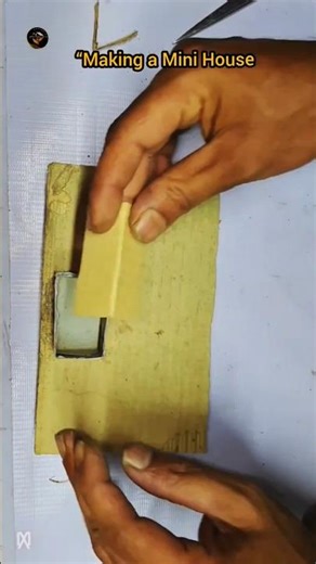 DIY Mini House | Amazing Craft from Waste Materials 😍 #Shorts