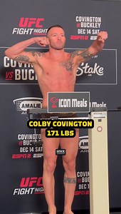 480K views · 2.5K reactions | Colby "Chaos" Covington UFC officially makes weight ahead of his #UFCTampa main event fight against Joaquin "New Mansa" Buckley | MMA Fighting | Facebook