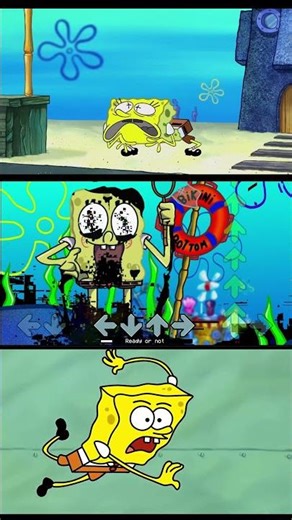 FNF Character Test Corrupted Spongebob - FNF Ready or Not Mods