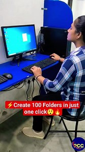 1.5M views · 33K reactions | Create 100 Folders in just one click #reels #viral #education #computer | Prabhat Ranjan | Facebook