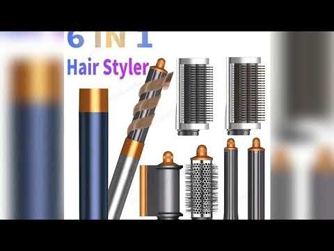 A must-have product! 6 in 1 Blow Dryer Brush Negative Ion Hair Styler Set Hot Air Styler for Auto