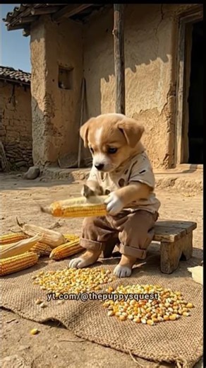“Gentleman Puppy Alert 😍🐶”“Too Cute Puppy in a Tiny Suit 🐾👔”🔥@ai_cute_puppy #viral​