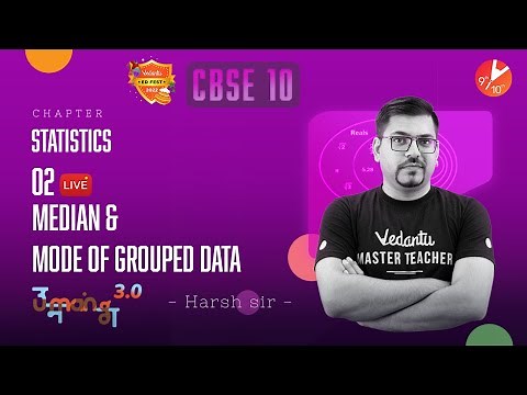 Statistics L-2 | Median & Mode of Grouped Data | CBSE Class 10 Maths Chapter 14 | Term 2 Solutions