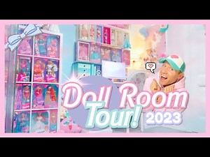 Room Tour 2023 🎀 My Barbie Doll Collection!