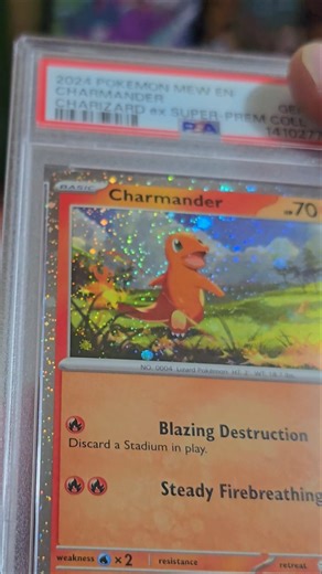 16th Card from PSA! #pokemon #tcg #shorts #psa #fyp #cards #vintage #modern #charmander