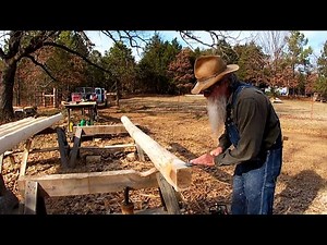 How to Lay Out and Cut Tenons on a Round Floor Joist