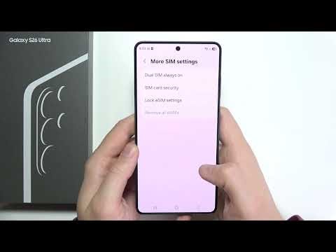 Samsung S26 Ultra: How to Turn Off SIM PIN