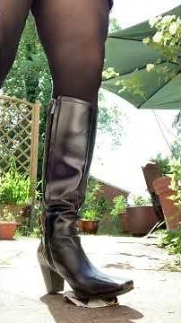 Can crush with leather boots