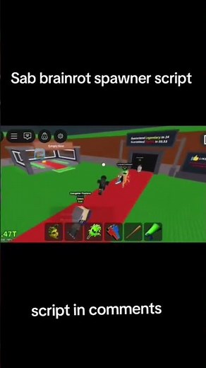 Steal a brainrot scrip spawner #script #roblox #executor #delta #krnl #Xeno #sab #spawner #phonk