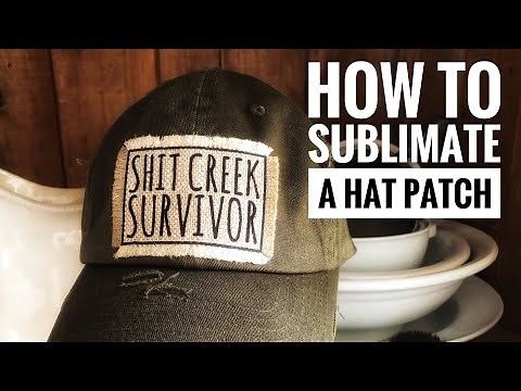 How To Create, Sublimate and Press A Hat Patch From Start To Finish!