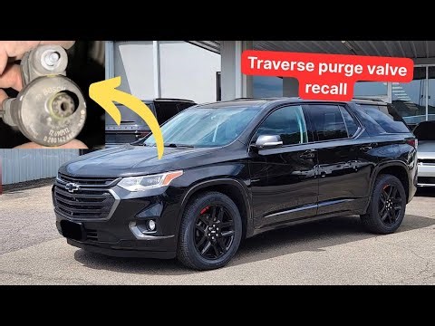 Chevy Traverse purge valve recall: TSB number and information