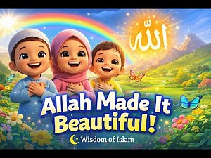 Allah Made the World So Bright 🌙 | Children’s Nasheed & Islamic Song