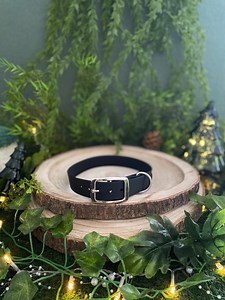 Collier pour chien – waterproof et durable – fait main en France – taille ajustable - NOIR - Etsy France