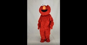 Watch Red Monster Sesame Street Cute Red Elmo Monster Mascot on Amazon Live