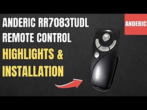 Anderic RR7083TUDL Replacement Ceiling Fan Remote Control-UC7083TUDL CHQ7083T - Pairing Instructions