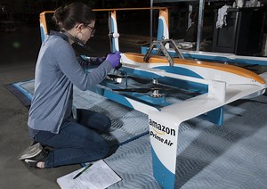 Amazon Prime Air drone gets delivered to Smithsonian for museum display in 2021