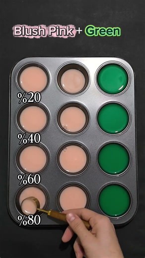 Blush Pink + Green | Soft Romance Meets Natural Calm 🌸🌿 #colorsdancing #colortheory #colorpalette