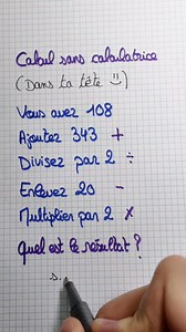 Sans calculatrice, t’es capable ? #maths #mathematics | Source du savoir