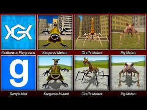 Nextbots in Playground Mod All Mutant Animals ZOOCHOSIS vs All Mutant Animals ZOOCHOSIS Garry's Mod