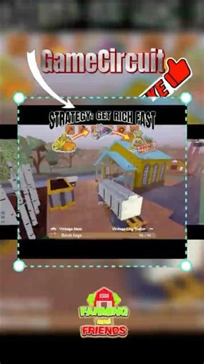 BEST STARTER STRATEGY for Farming & Friends #roblox #shorts