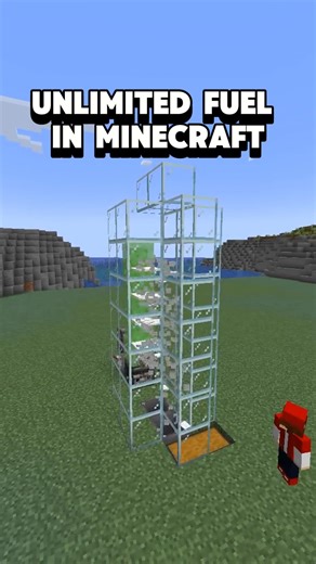 The Best Unlimited Fuel Source In Minecraft! #minecraft #survival #minecraftfarm | MrRedd