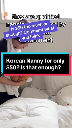 Korean Babby Nanny for only $50!?! #fypage #breastrefusal #afterbirthcare #newmother #korean