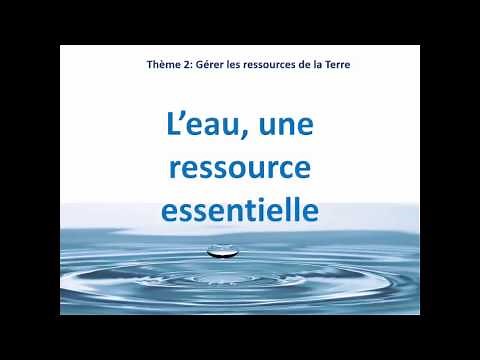 [Géographie Seconde] L'eau, une ressource essentielle - cours complet
