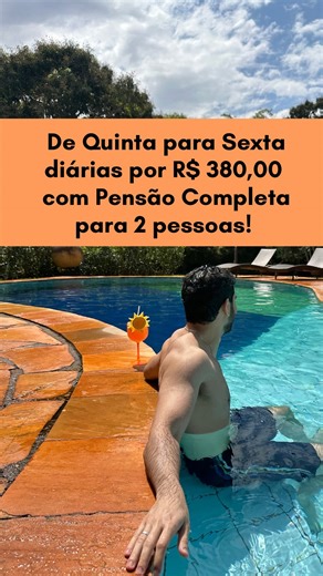 Pousada Santa Branca on Instagram: "VÉSPERA DE FERIADO! Aproveite e se hóspede de quinta para sexta com diárias a partir de R$ 380,00 com pensão completa! Reserve agora pelo link da BIO 👉🏼"