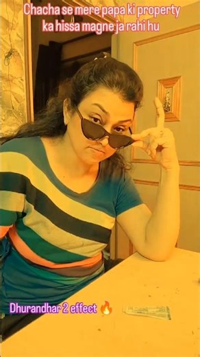 chacha se papa ki property ka hissa magne ja rahi hu 😎 #dhurandhar2 #sonali #dhurandhartherevenge