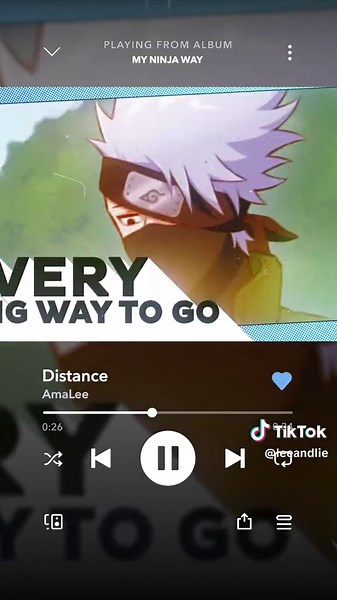 Happy 1 week release to my Naruto cover album “MY NINJA WAY”!! Listen to it everywhere #Naruto #narutosong