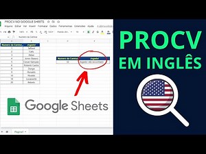 PROCV EM INGLÊS [PROCV NO GOOGLE SHEETS]