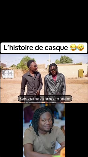 #le koro mouss explique l’histoire du casque 😂🤣#viralvideos