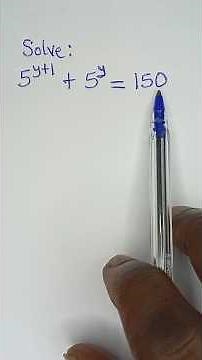 Tricky Exponential Equation Solved in Seconds! 🚀 #MathTricks