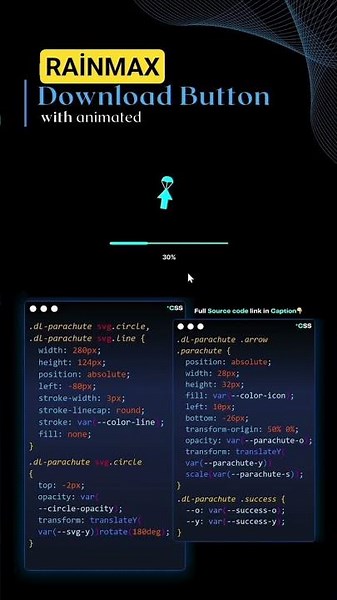 download button Html Template #software #download