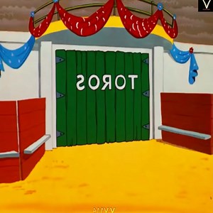 Rabbit vs cow! classic cartoon animation | SasaLi