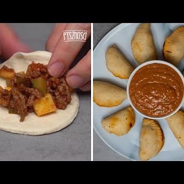 Calzone z mięsem mielonym. W takiej formie smakują jak burgery!