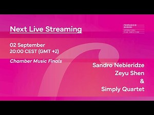 02/09/2025 Chamber Music Finals - 65th Ferruccio Busoni Piano Competition