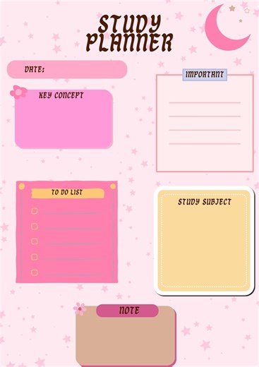Study Planner Printable PDF | Weekly Study Planner & Study Tracker |digital Study Planner for Goodnotes | 2026 Academic Planner - Etsy Australia