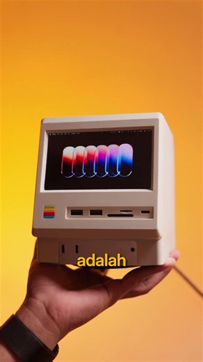 Retro Macintosh Mac Mini Dock by @wokyis