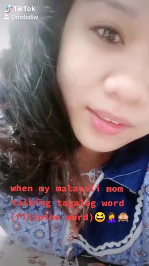 my malayali mom talking some tagalog word🤭😂😂😩😩🤦🙈🇵🇭🇮🇳🤭#philippines🇵🇭 #malayalikkutty #mallu_girl #mallupinay #mallukuwait #india#mallu