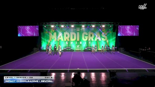 Impact Cheerleading - Revival [2026 L1 Senior - D2 Day 2] 2026 Mardi Gras Grand Nationals