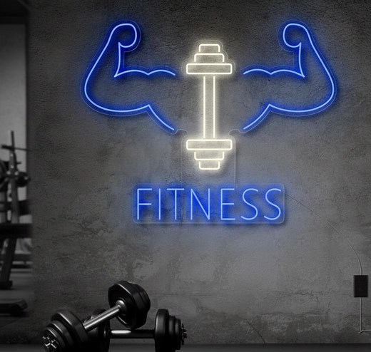 Custom Gym Neon Sign – LED Wall Light for Fitness Studio, Workout Room Decor - Etsy