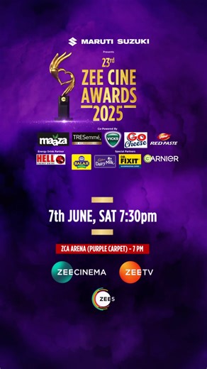 448K views · 3.1K reactions | Romance, rhythm, and all the vibes you FANS have been waiting for!  Feel the magic at the 23rd Zee Cine Awards with Kartik & Ananya’s unforgettable performance! ✨ Watch Maruti Suzuki presents 23rd Zee Cine Awards 2025 on 7th June, Sat at 7:30 PM, on Zee Cinema, Zee TV and Zee5. #MarutiSuzukiZCA #ZCA2025 #ZeeCineAwards2025 #FANtertainment #DilSeDilonTak #ZeeCineAwards | Zee Cine Awards | Facebook