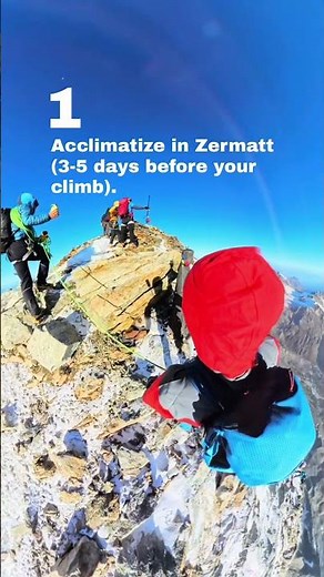 How to prepare for climbing the Matterhorn?