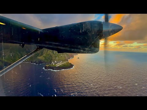 [4K] – Amazing World's Shortest Runway Takeoff – Winair – DHC-6-300 Twin Otter – SAB – SCS 1469