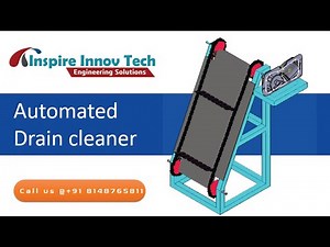 Automated Drain Sewage Cleaner Project | Mechanical Project | Mini Projects