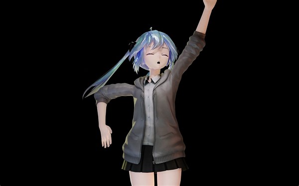 [MMD][4K120]Slow Motion-Tda Hood Miku