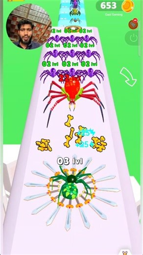 Spider Evolution: Crazy Run Game (part 2) #gameplay #gaming #games