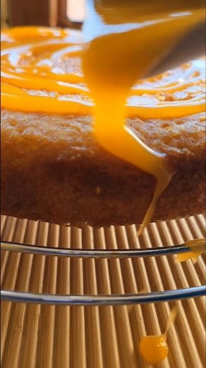 🍊 Glaze Cake / Orange Glaze Recipe / #shorts #cake #orange #khanadilsewitharti